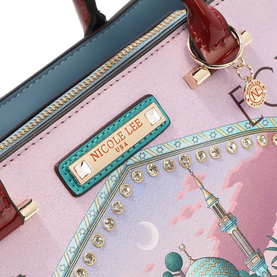 数量限定 NICOLE LEE ニコールリー QC17269 QUEEN CLEOPATRA SATCHEL BAG レディース クレオパトラ クイーン ハンドバッグ サッチェル ビジュー_12