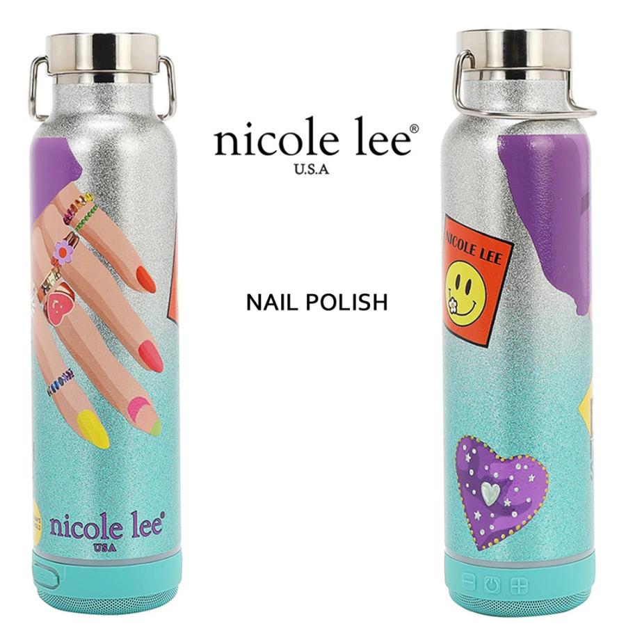 数量限定 NICOLE LEE ニコールリー T7824 Bluetoothスピーカー付きタンブラー 600 mL 保冷 保温 ドリンクホルダー 水筒 ステンレス鋼 充電式バッテリー_10