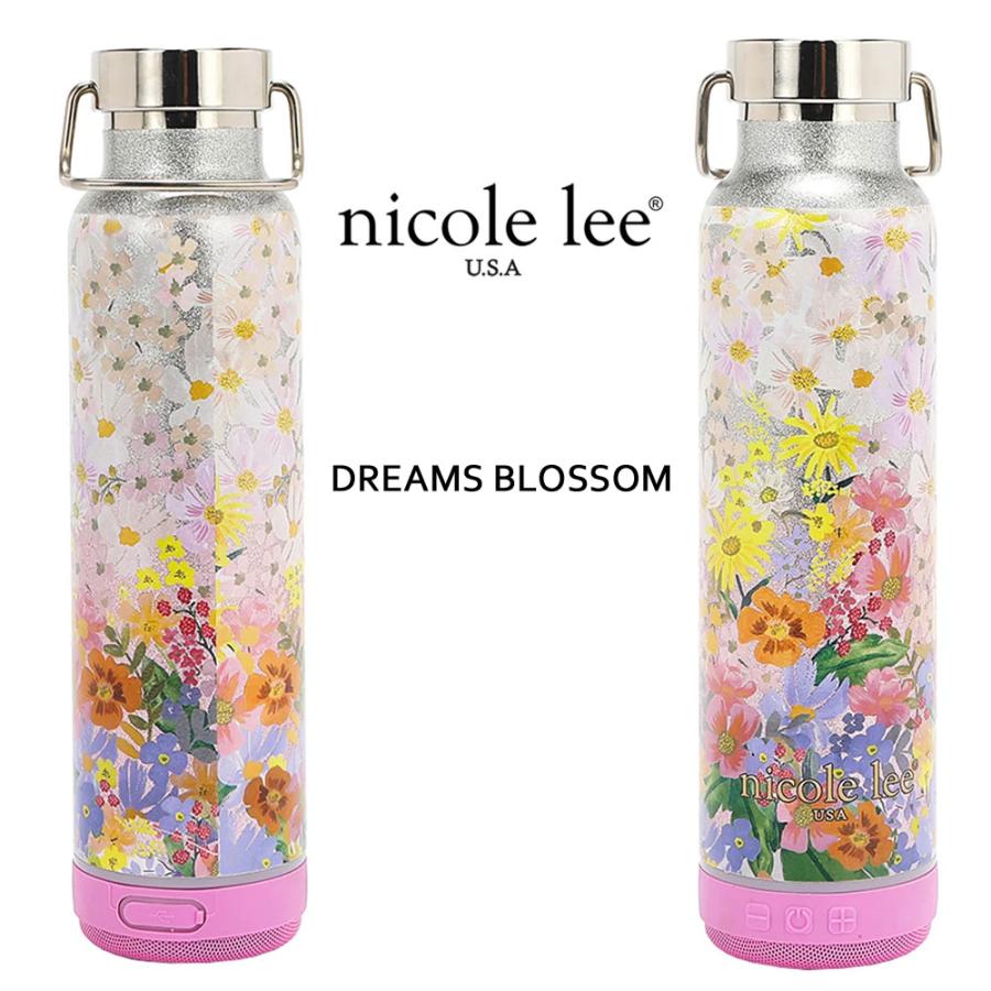 数量限定 NICOLE LEE ニコールリー T7824 Bluetoothスピーカー付きタンブラー 600 mL 保冷 保温 ドリンクホルダー 水筒 ステンレス鋼 充電式バッテリー_6