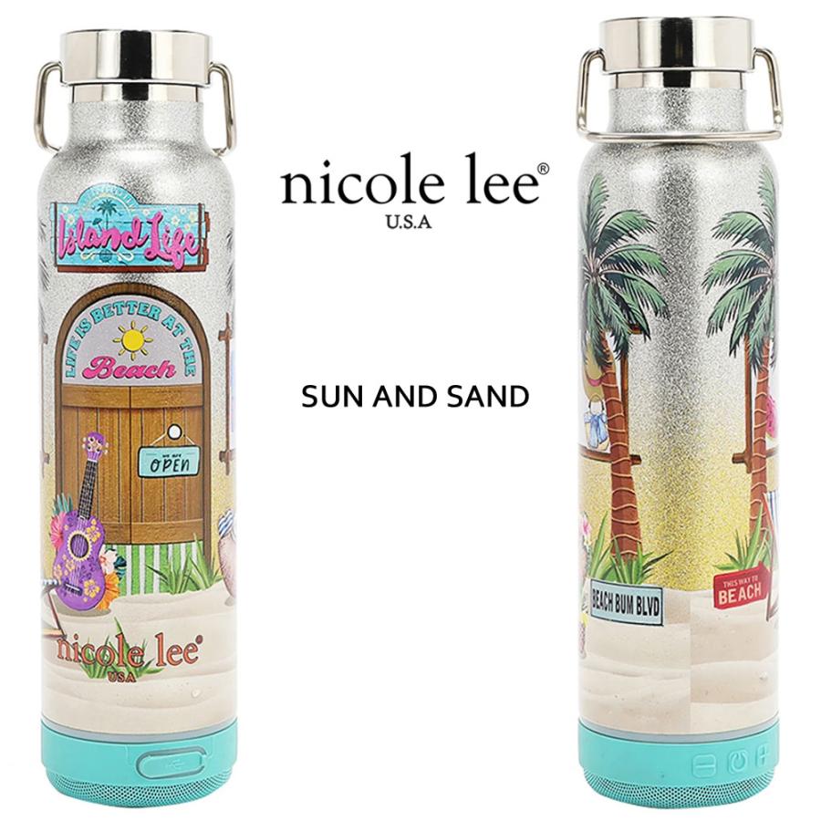 数量限定 NICOLE LEE ニコールリー T7824 Bluetoothスピーカー付きタンブラー 600 mL 保冷 保温 ドリンクホルダー 水筒 ステンレス鋼 充電式バッテリー_7