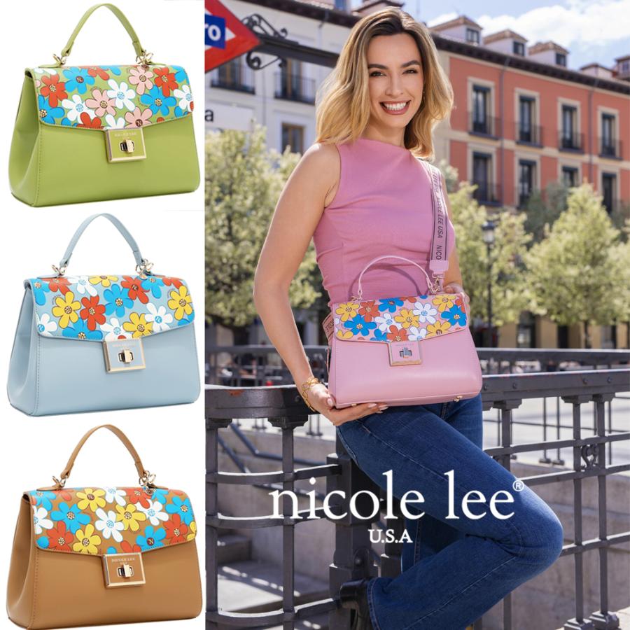 数量限定 NICOLE LEE ニコールリー FLO17472 FLORAL POP HANDBAG 
