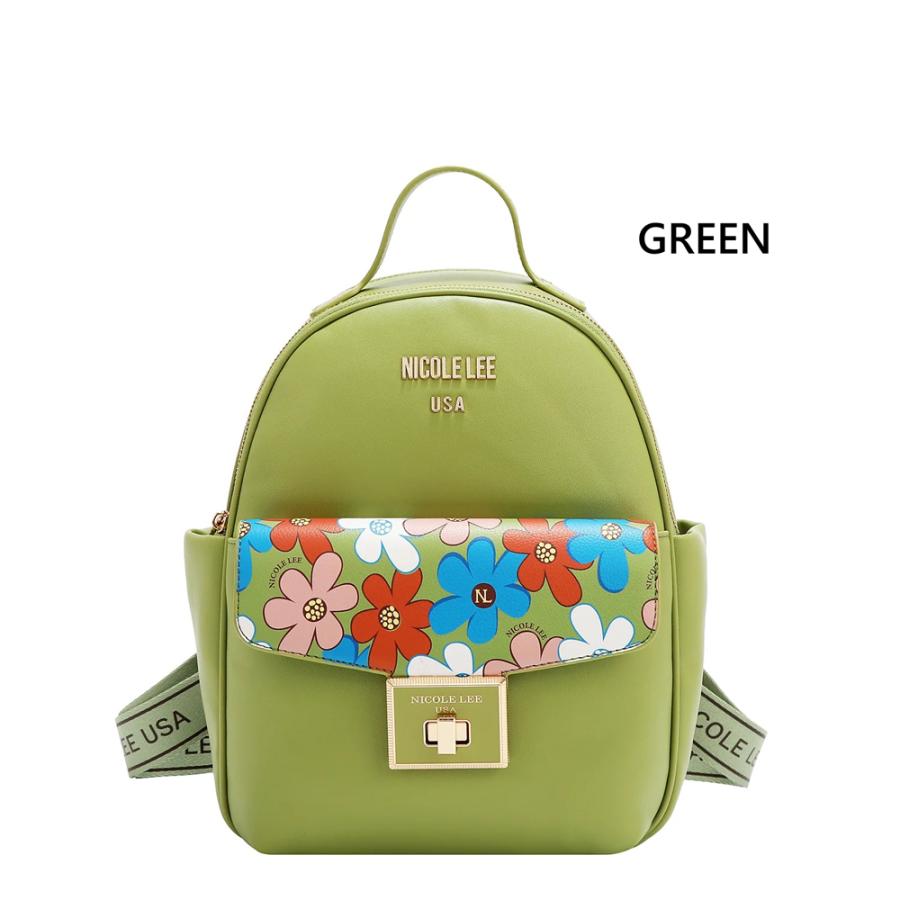 数量限定 NICOLE LEE ニコールリー FLO17475 FLORAL POP FLAP BACKPACK