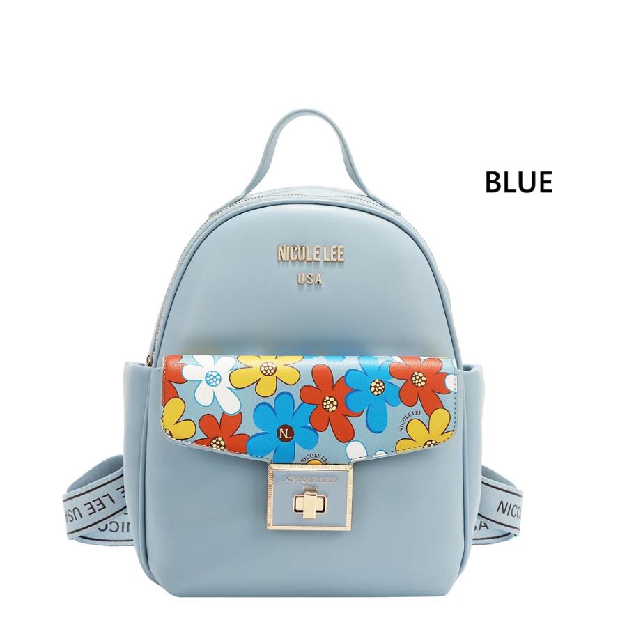 数量限定 NICOLE LEE ニコールリー FLO17475 FLORAL POP FLAP BACKPACK