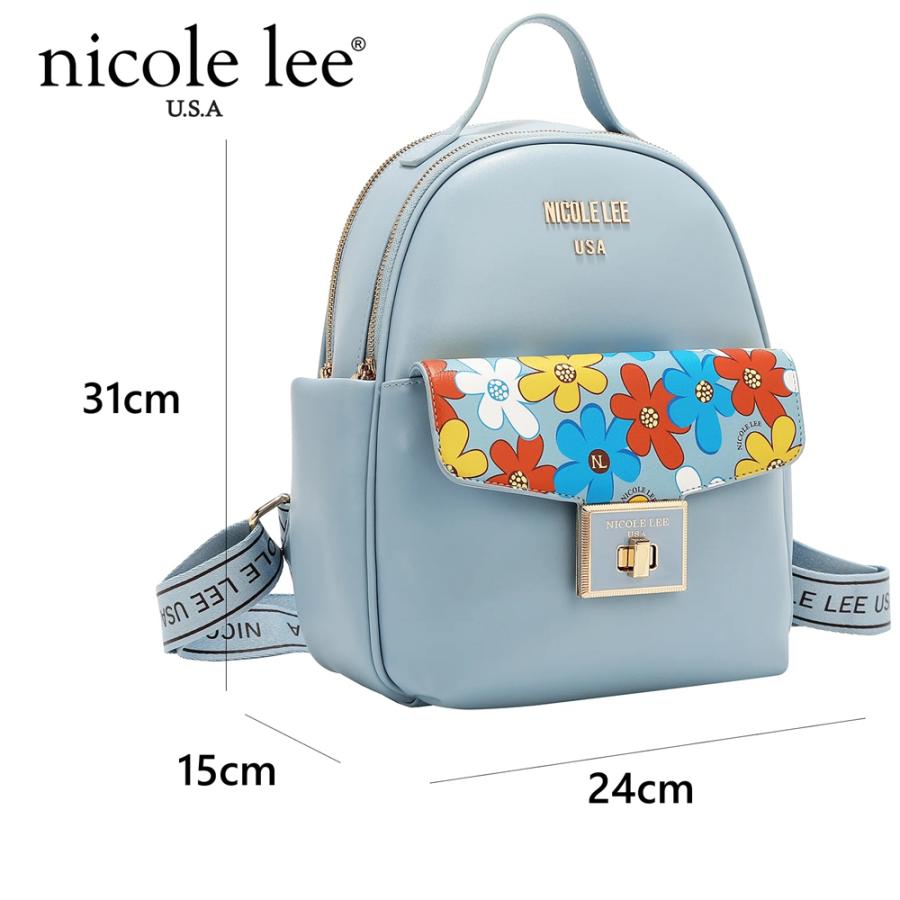 数量限定 NICOLE LEE ニコールリー FLO17475 FLORAL POP FLAP BACKPACK