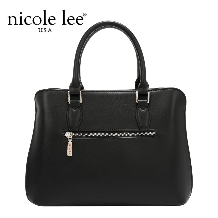 2026新作 数量限定 NICOLE LEE ニコールリー LSR17402 ドームバッグ エッジ クール 2WAY レーザーカット スタッズ ジオメトリック ショルダー トートバッグ_7