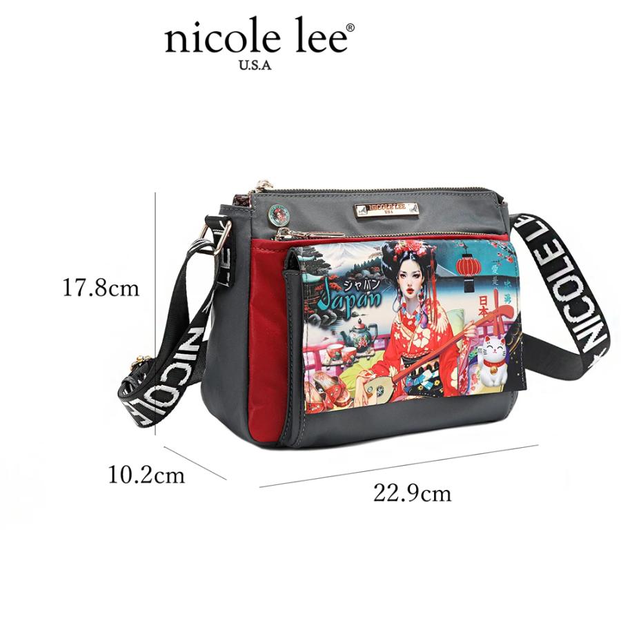 数量限定 NICOLE LEE ニコールリー ALB17011 AKIKO LA BELLEZA ハンドバッグ レディース 日本正規品　2WAY ショルダー バッグ ジャパン 芸者 日本_5