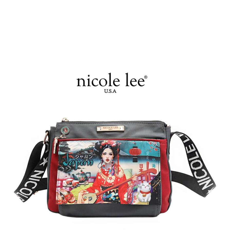 数量限定 NICOLE LEE ニコールリー ALB17011 AKIKO LA BELLEZA ハンドバッグ レディース 日本正規品　2WAY ショルダー バッグ ジャパン 芸者 日本_1