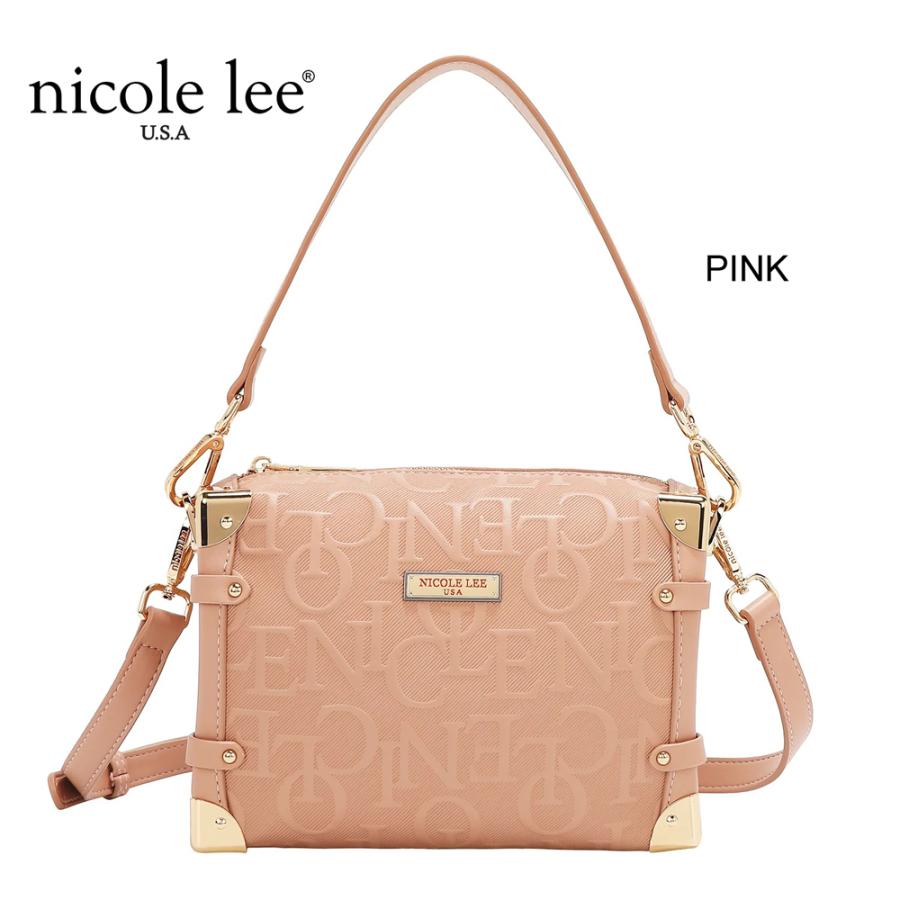 ニコールリー＊ショルダーバック Nicole Lee（ニコールリー） 数量限定 N17232 カラーパッチトップ