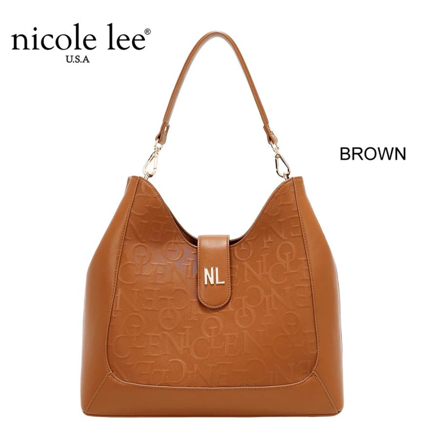 24時間以内発送 未使用品 希少カラー Leather Waist Bag 2026新作 数量限定 NICOLE LEE ニコールリー EMB17505 エレガンス