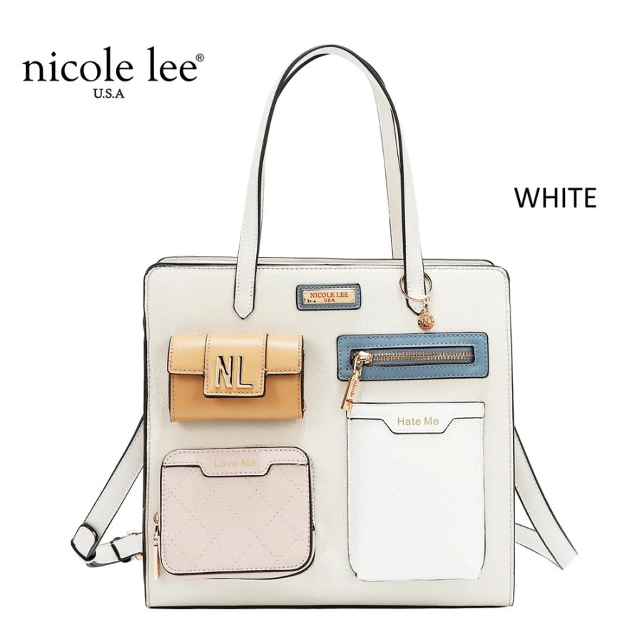 2026新作 数量限定 NICOLE LEE ニコールリー P17488 COLORBLOCK POCKET 
