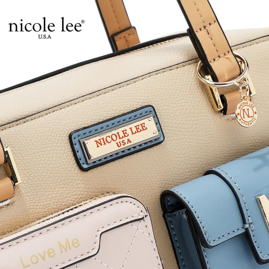 2026新作 数量限定 NICOLE LEE ニコールリー P17491 COLORBLOCK POCKET