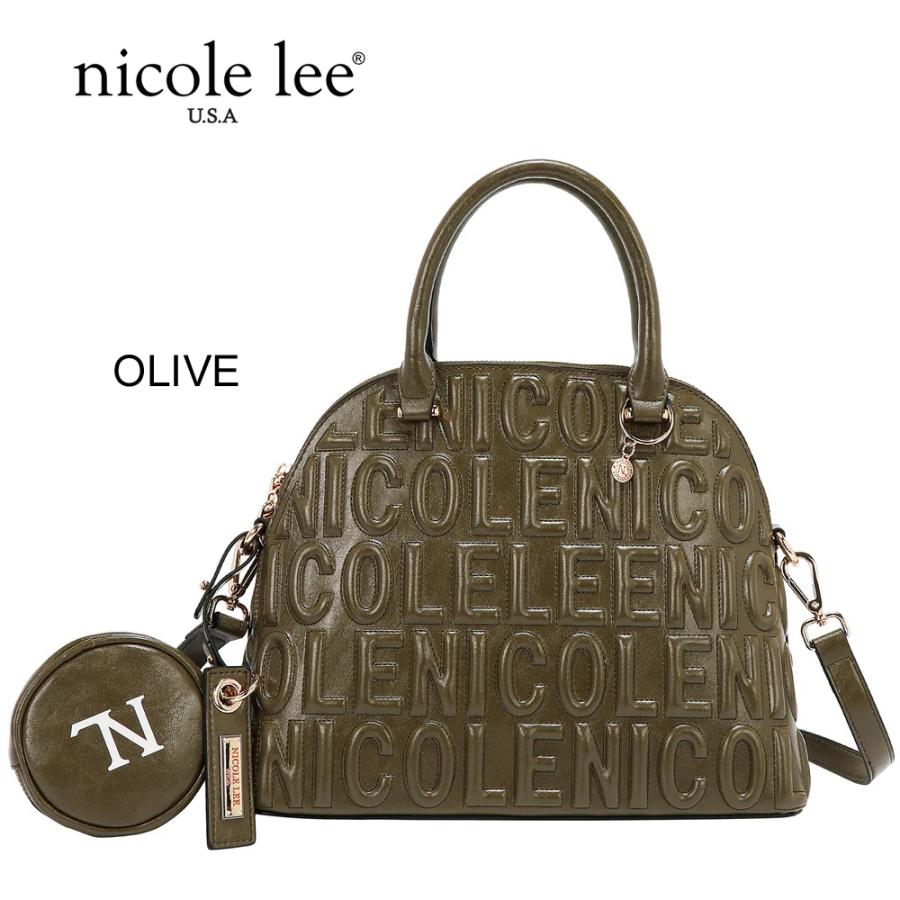 2026新作 数量限定！NICOLE LEE ニコールリー EMB17453 EMBOSSED LOGO
