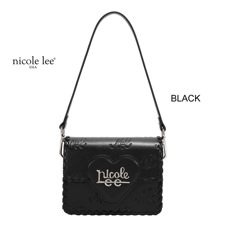 24時間以内発送 未使用品 希少カラー Leather Waist Bag Nicole Lee（ニコールリー） 2026新作 数量限定 EMB17669 EMBOSSED NL