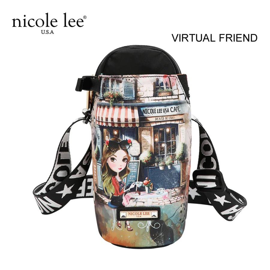 2026新作 数量限定 NICOLE LEE ニコールリー PRT17503 VIRTUAL FRIEND SIGNATURE BOTTLE HOLDER CROSSBODY ボトル ドリンク ショルダーバッグ_2