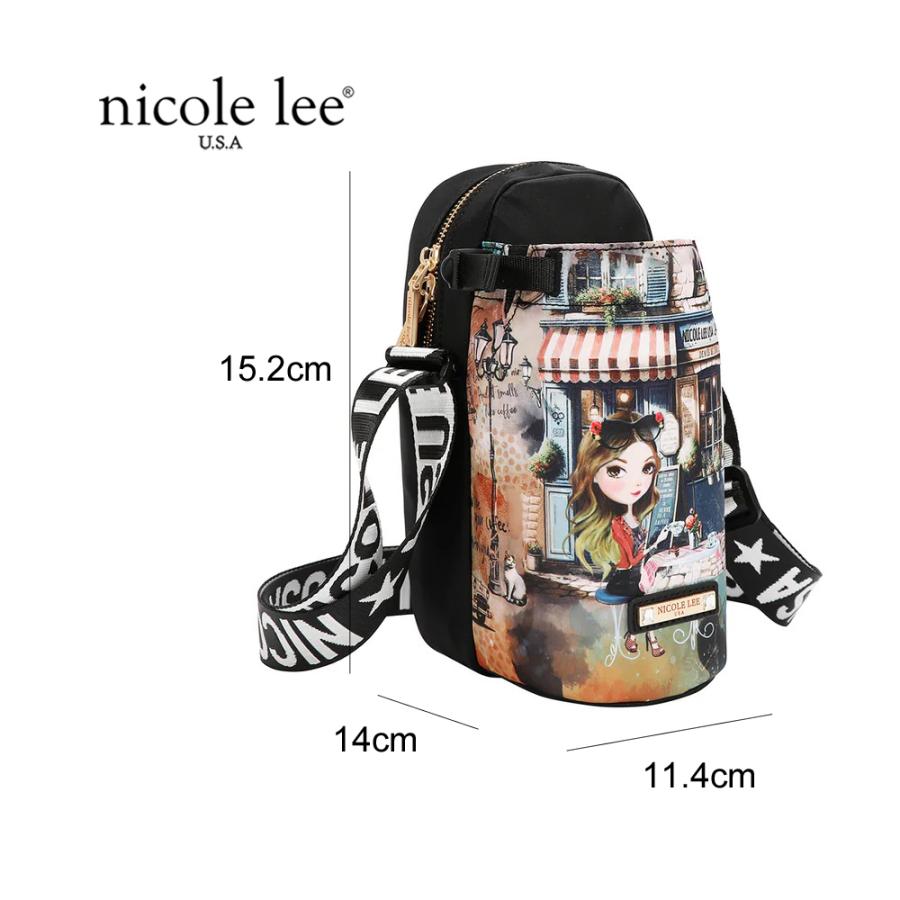 2026新作 数量限定 NICOLE LEE ニコールリー PRT17503 VIRTUAL FRIEND SIGNATURE BOTTLE HOLDER CROSSBODY ボトル ドリンク ショルダーバッグ_10
