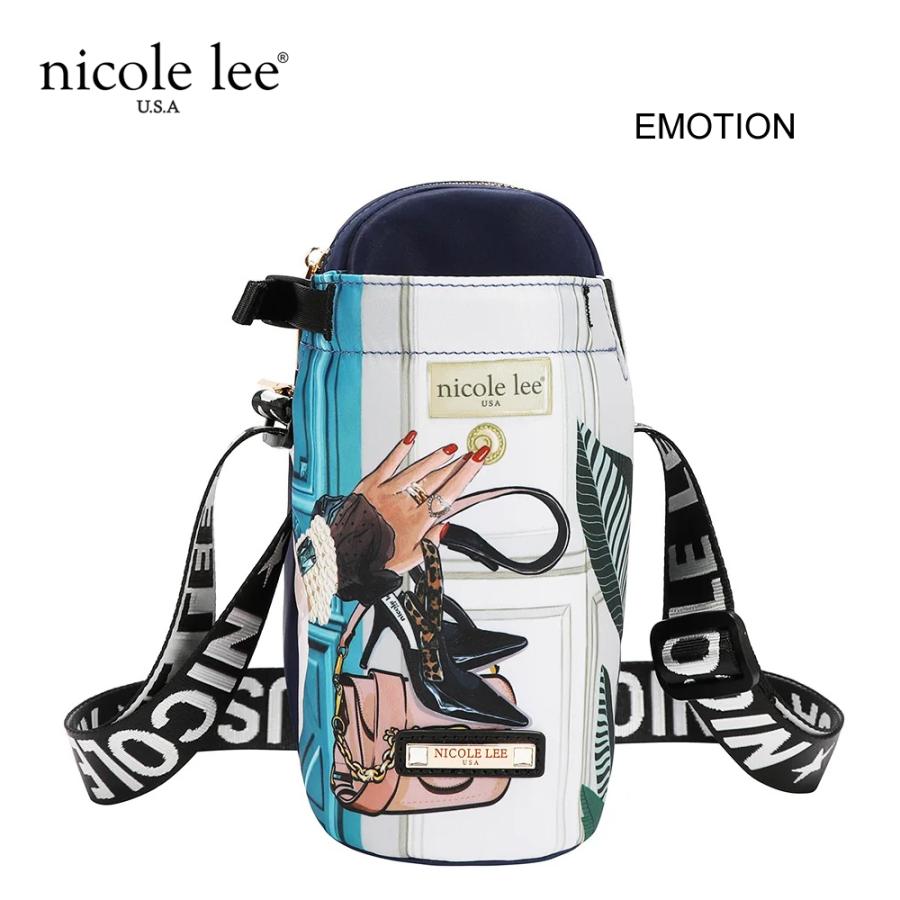2026新作 数量限定 NICOLE LEE ニコールリー PRT17503 VIRTUAL FRIEND SIGNATURE BOTTLE HOLDER CROSSBODY ボトル ドリンク ショルダーバッグ_4