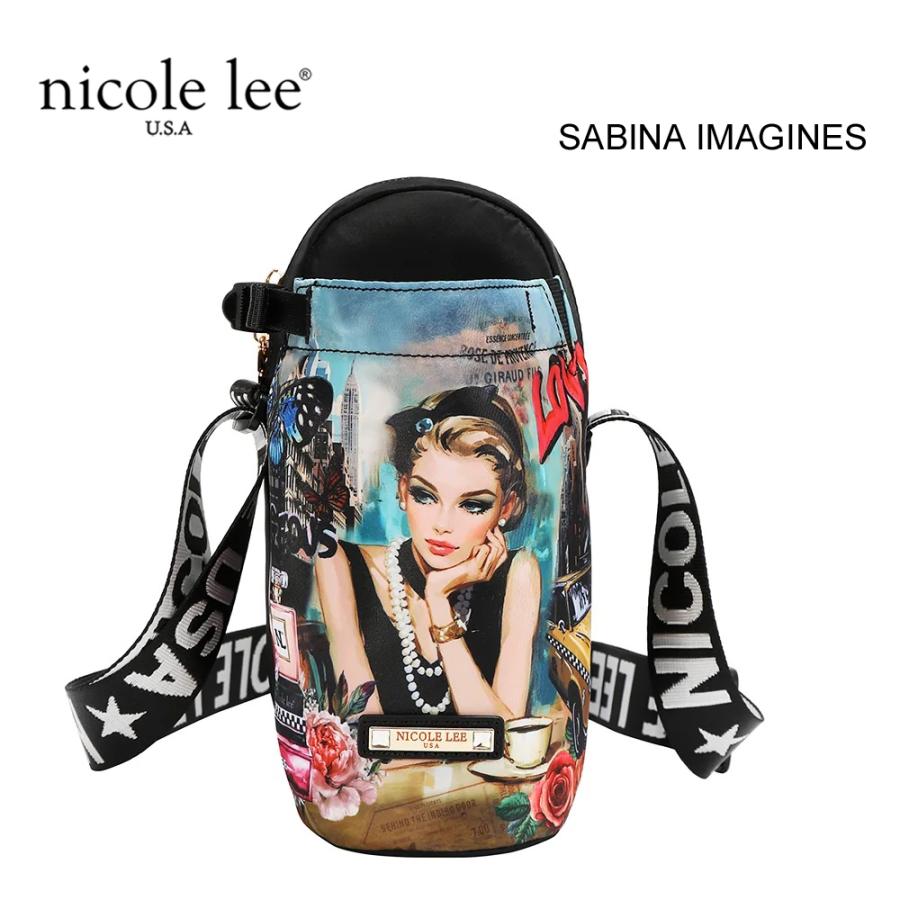 2026新作 数量限定 NICOLE LEE ニコールリー PRT17503 VIRTUAL FRIEND SIGNATURE BOTTLE HOLDER CROSSBODY ボトル ドリンク ショルダーバッグ_6