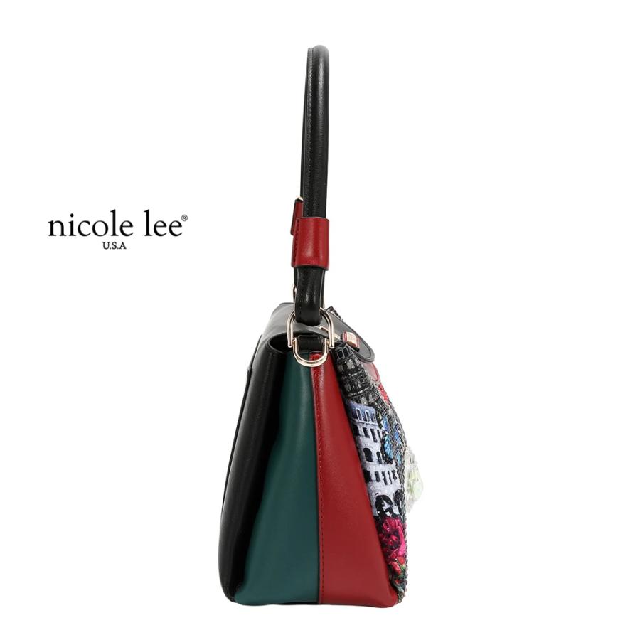 2026新作 数量限定 NICOLE LEE ニコールリー SI17447 SABINA IMAGINES HOBOBAG ニューヨーク アート ショルダーバッグ ミニバッグ 2WAY ショルダー