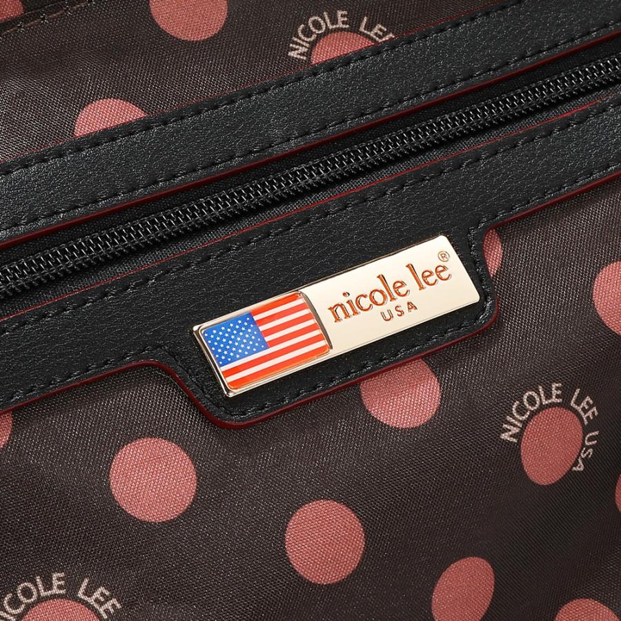 2026新作 数量限定 NICOLE LEE ニコールリー SI17450 SABINA IMAGINES SATCHEL BAG ニューヨーク  アート サッチェルバッグ 2WAY ロゴショルダー ボストンの画像