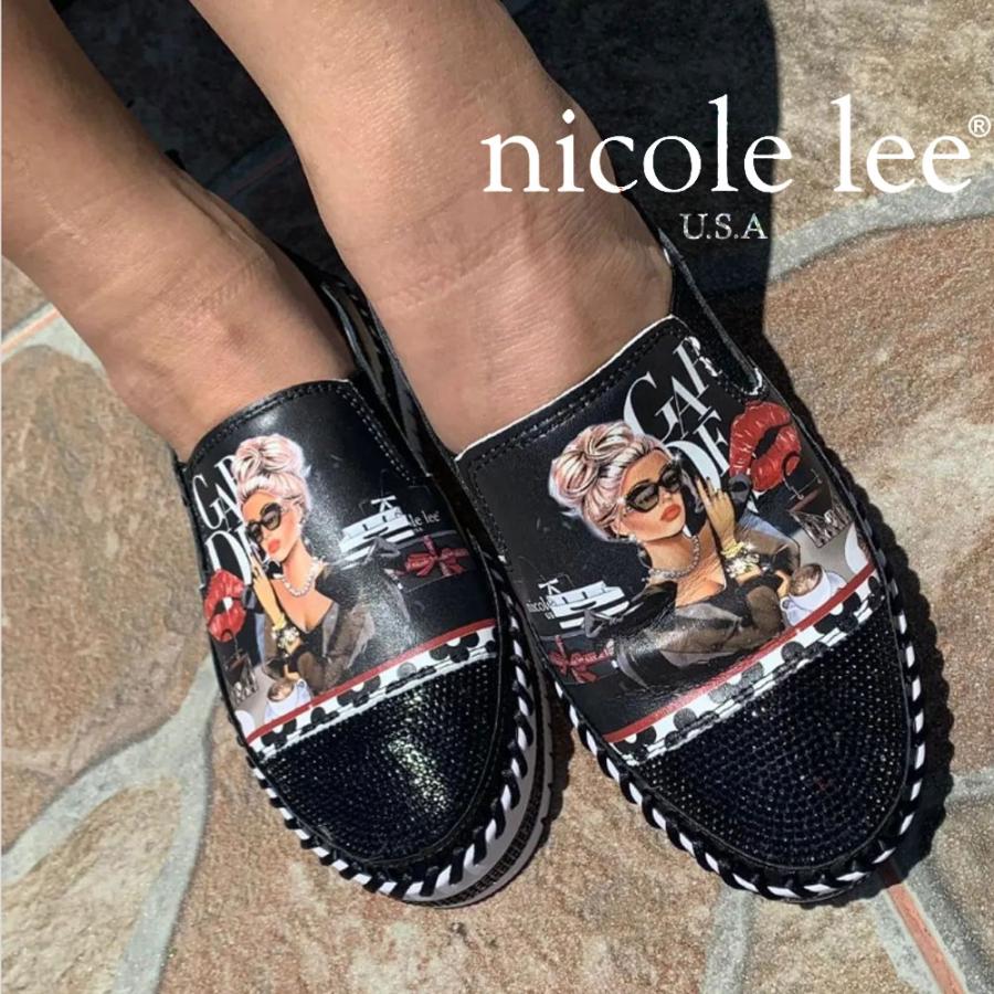 NICOLE LEE レディーススニーカー 厚底 ラインストーン☆美品☆ 楽天市場】2025新作 数量限定 NICOLE LEE ニコールリー SNK23039