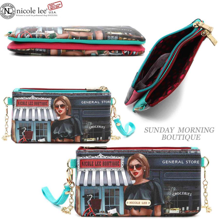 Nicole Lee（ニコールリー） 数量限定 PRT7011 ガールプリント お財布