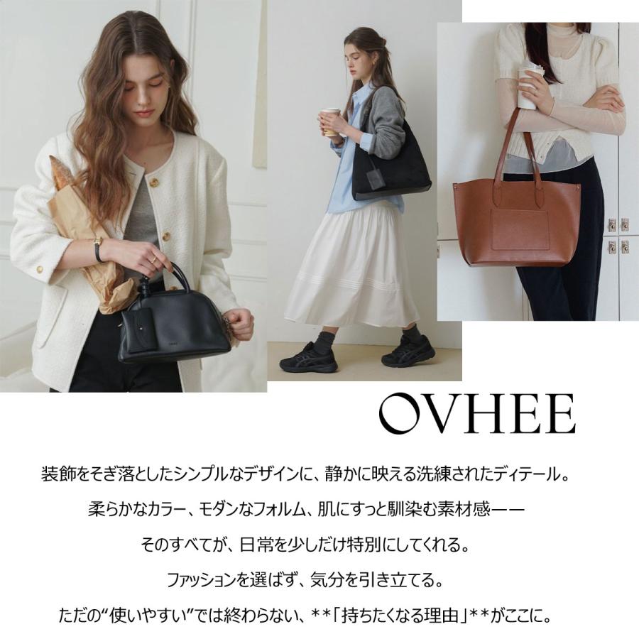 2026新ブランド！保証付 返品OK  OVHEE オヴェイ 日本 正規品  日本未入荷ブランド Rian Shoulder Bag ボストンバッグ ショルダーバッグ  ハンドバッグの画像