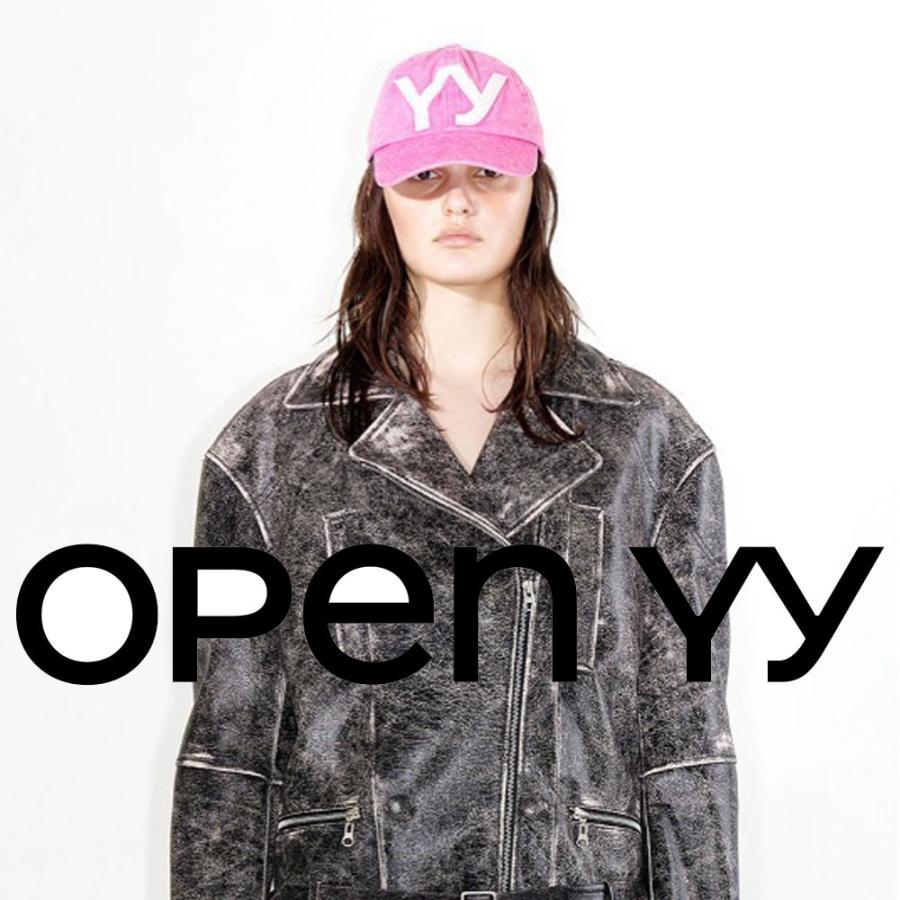 Open Yy オープンワイワイ　グレー　コットンキャップ　韓国 2026新ブランド！保証付 返品OK OPEN YY オープンワイワイ 日本 正規品