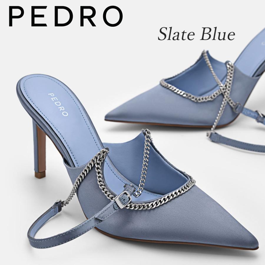 保証付 返品OK 日本　正規品 日本未入荷ブランド PEDRO ペドロ PW1-26760080 Lia Leather Heel Pumps レザー クラシック チェーン ハイヒール パンプス_10