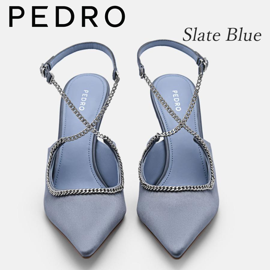 保証付 返品OK 日本　正規品 日本未入荷ブランド PEDRO ペドロ PW1-26760080 Lia Leather Heel Pumps レザー クラシック チェーン ハイヒール パンプス_9