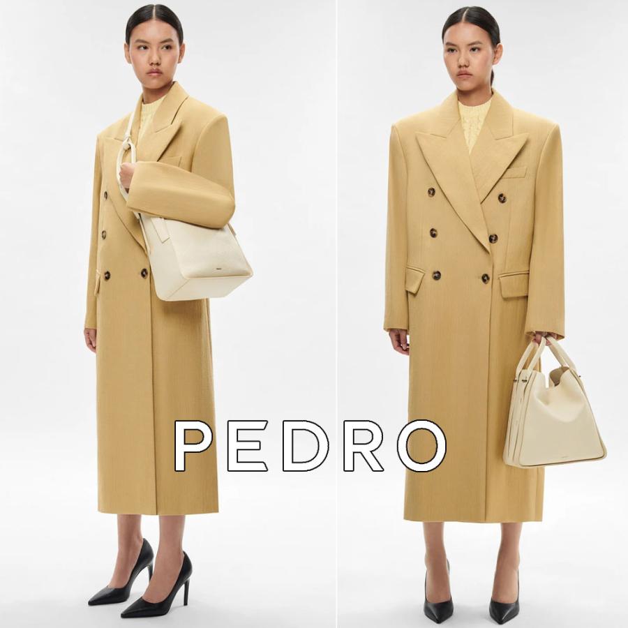 保証付 返品OK 日本　正規品 日本未入荷ブランド PEDRO ペドロ PW2-35060019 ロゴ Demi Leather Hobo Bag デミ レザー ホーボー バッグ インバッグ