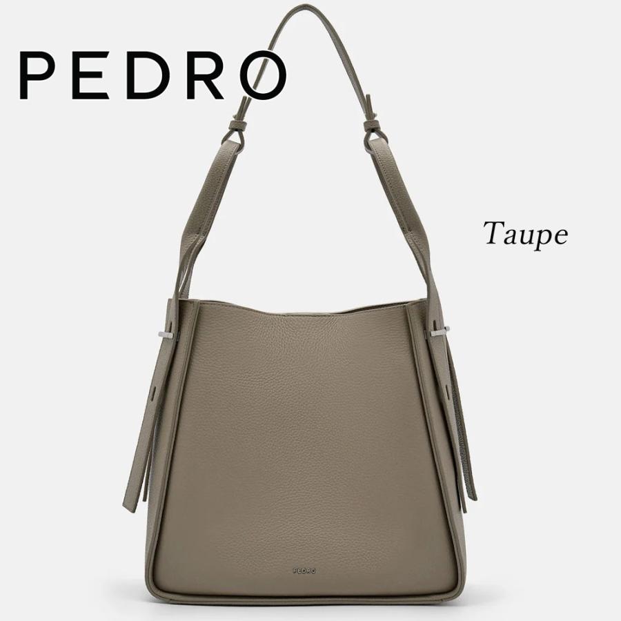 保証付 返品OK 日本　正規品 日本未入荷ブランド PEDRO ペドロ PW2-35060019 ロゴ Demi Leather Hobo Bag デミ レザー ホーボー バッグ インバッグ