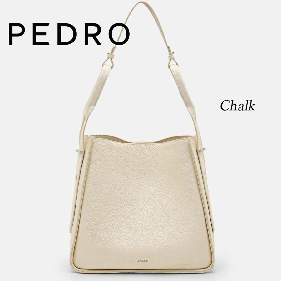 保証付 返品OK 日本　正規品 日本未入荷ブランド PEDRO ペドロ PW2-35060019 ロゴ Demi Leather Hobo Bag デミ レザー ホーボー バッグ インバッグ
