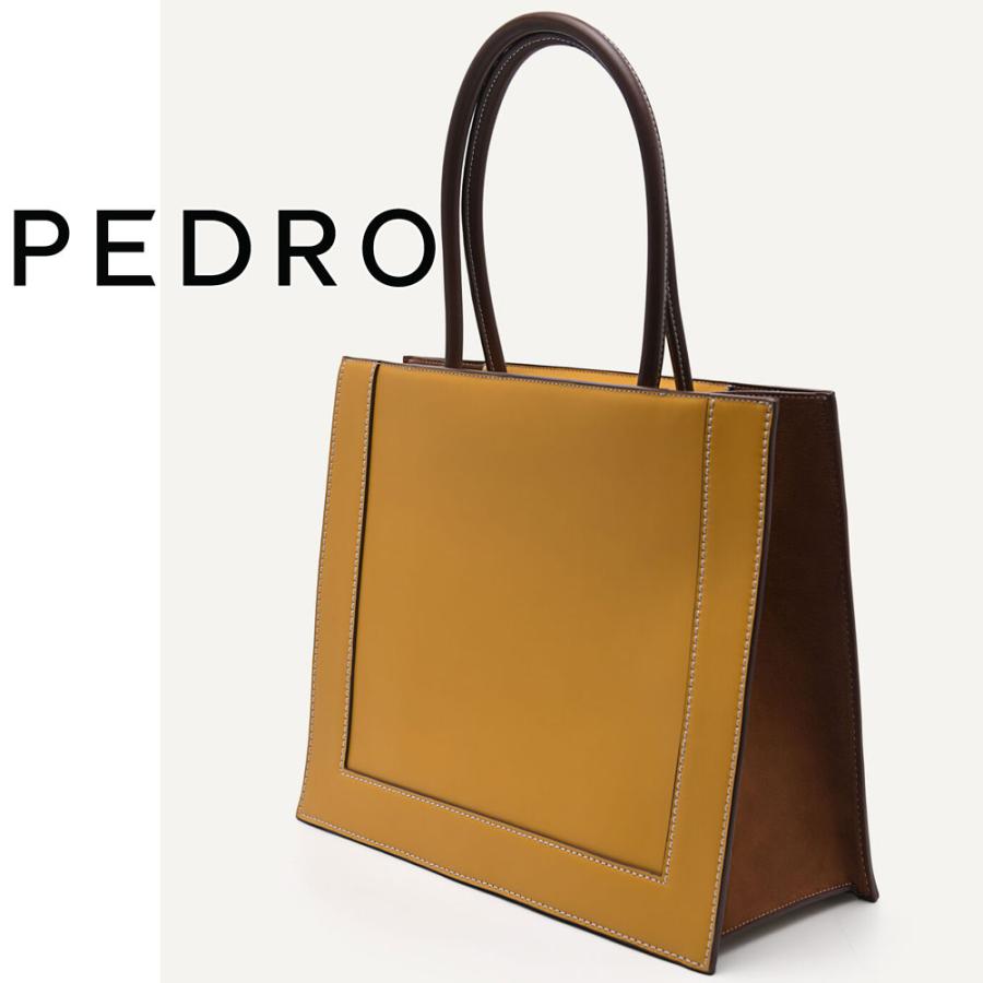 保証付 返品OK 日本　正規品 日本未入荷ブランド PEDRO ペドロ PW2-45060016 ユニセックス Market Tote シンプル マーケット 上品 A4 トートバッグ