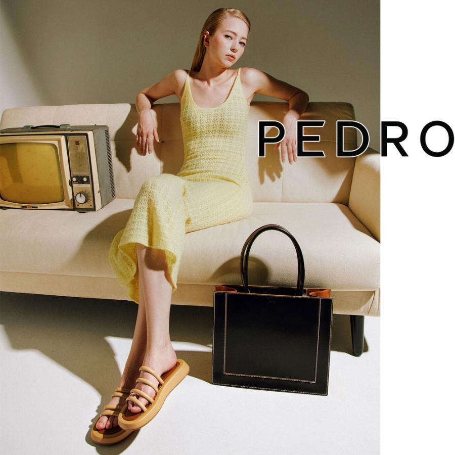 保証付 返品OK 日本　正規品 日本未入荷ブランド PEDRO ペドロ PW2-45060016 ユニセックス Market Tote シンプル マーケット 上品 A4 トートバッグ