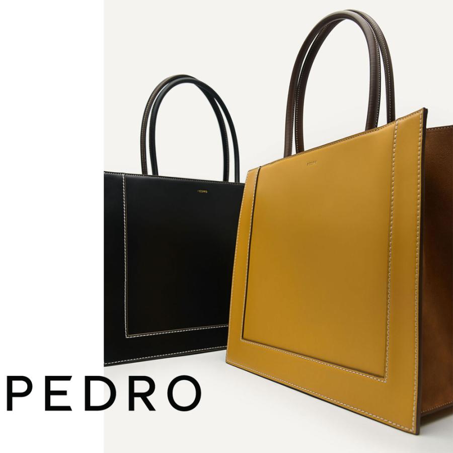保証付 返品OK 日本　正規品 日本未入荷ブランド PEDRO ペドロ PW2-45060016 ユニセックス Market Tote シンプル マーケット 上品 A4 トートバッグ