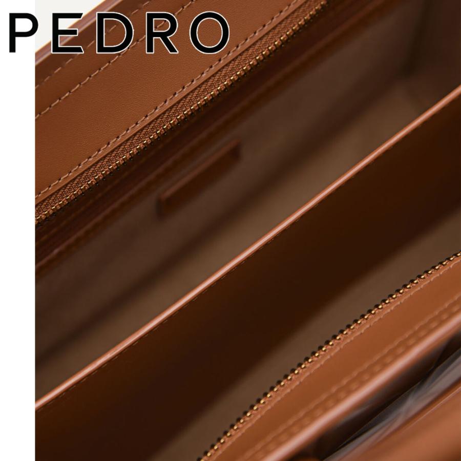 保証付 返品OK 日本　正規品 日本未入荷ブランド PEDRO ペドロ PW2-45060016 本革 カーフレザー 2way Bella ハンドバッグ シンプル 幾何学模様_11