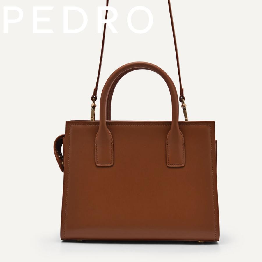 保証付 返品OK 日本　正規品 日本未入荷ブランド PEDRO ペドロ PW2-45060016 本革 カーフレザー 2way Bella ハンドバッグ シンプル 幾何学模様_8