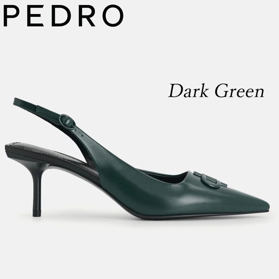 保証付 返品OK 日本　正規品 日本未入荷ブランド PEDRO ペドロ PW1-26680024 IconLeather レザー ポインテッド スリングバック パンプス_11