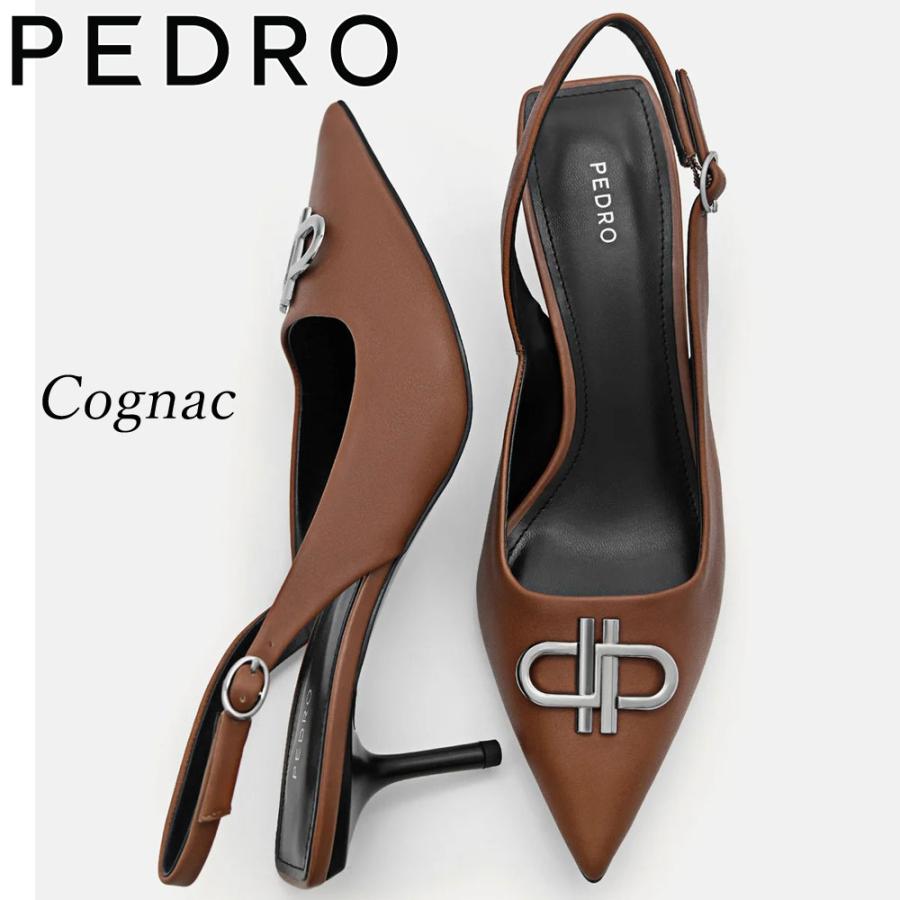 保証付 返品OK 日本　正規品 日本未入荷ブランド PEDRO ペドロ PW1-26680024 IconLeather レザー ポインテッド スリングバック パンプス_14