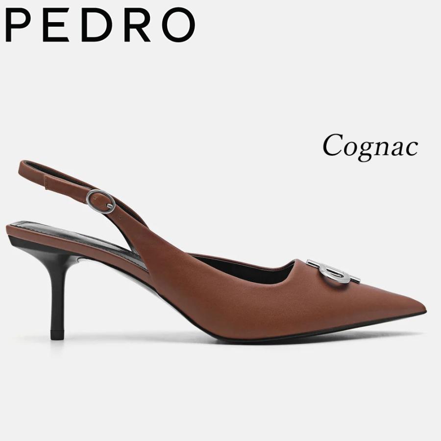 保証付 返品OK 日本　正規品 日本未入荷ブランド PEDRO ペドロ PW1-26680024 IconLeather レザー ポインテッド スリングバック パンプス_15