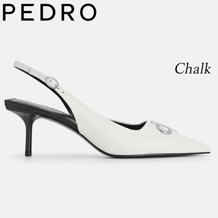 保証付 返品OK 日本　正規品 日本未入荷ブランド PEDRO ペドロ PW1-26680024 IconLeather レザー ポインテッド スリングバック パンプス_7