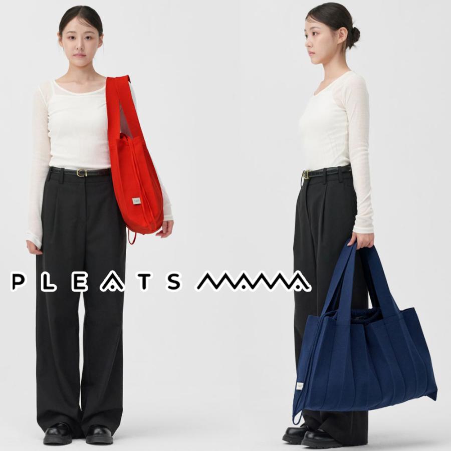 2026 保証付 返品OK PLEATS MAMA プリーツママ 日本 正規品 Big Shoulder Bag ニットバッグ 編み込み ビッグ ショルダーバッグ 大きめ トートバッグ_7