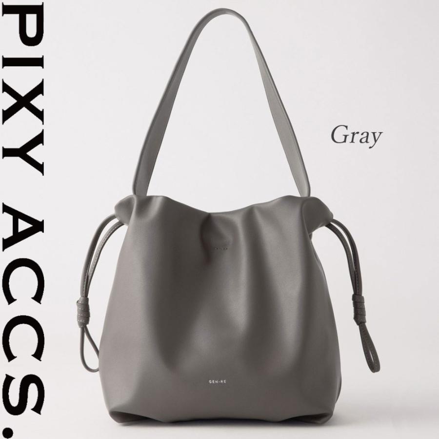 グレー ハンドバッグ LT 保証付 返品OK 日本正規代理店 2025 PIXY ACCS. ピクシーアックス