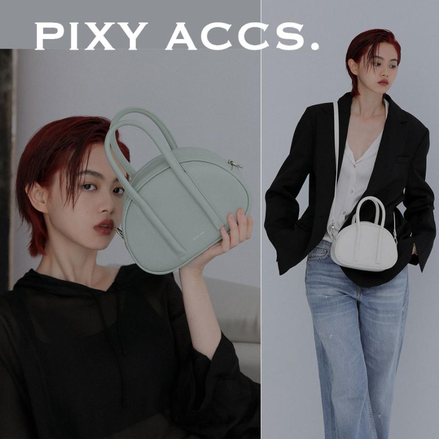 保証付 返品OK  日本正規代理店  2024 PIXY ACCS. ピクシーアックス  GR230006 レディース 楕円 オーバルバッグ トートバッグ ミニボストン ショルダー付き｜angelina｜06