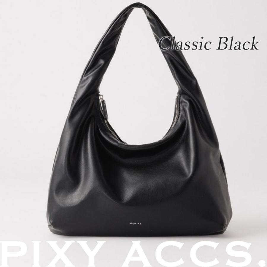 保証付 返品OK 日本正規代理店 PIXY ACCS. ピクシーアックス GR230013 レディース シンプルリッチ トートバッグ ショルダー Boho 恣意手提包 GRN-RE_5