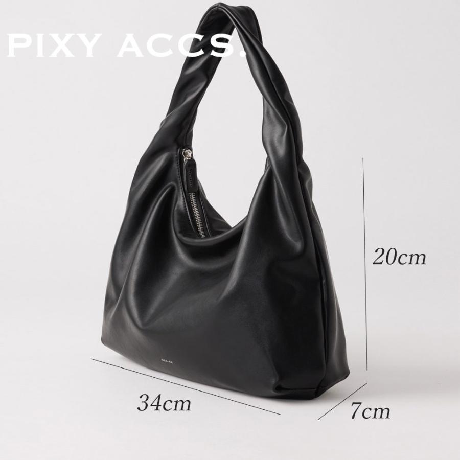 保証付 返品OK 日本正規代理店 PIXY ACCS. ピクシーアックス GR230013 レディース シンプルリッチ トートバッグ ショルダー Boho 恣意手提包 GRN-RE_6
