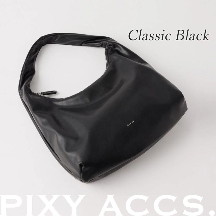 保証付 返品OK 日本正規代理店 PIXY ACCS. ピクシーアックス GR230013 レディース シンプルリッチ トートバッグ ショルダー Boho 恣意手提包 GRN-RE_7