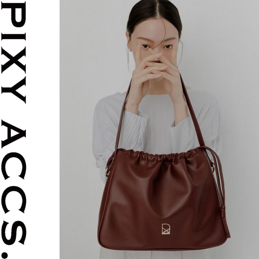 保証付 返品OK  日本正規代理店  2024 PIXY ACCS. ピクシーアックス  PX230015 レディース 巾着ポーチ スタイルリード ショルダーバッグ｜angelina｜07