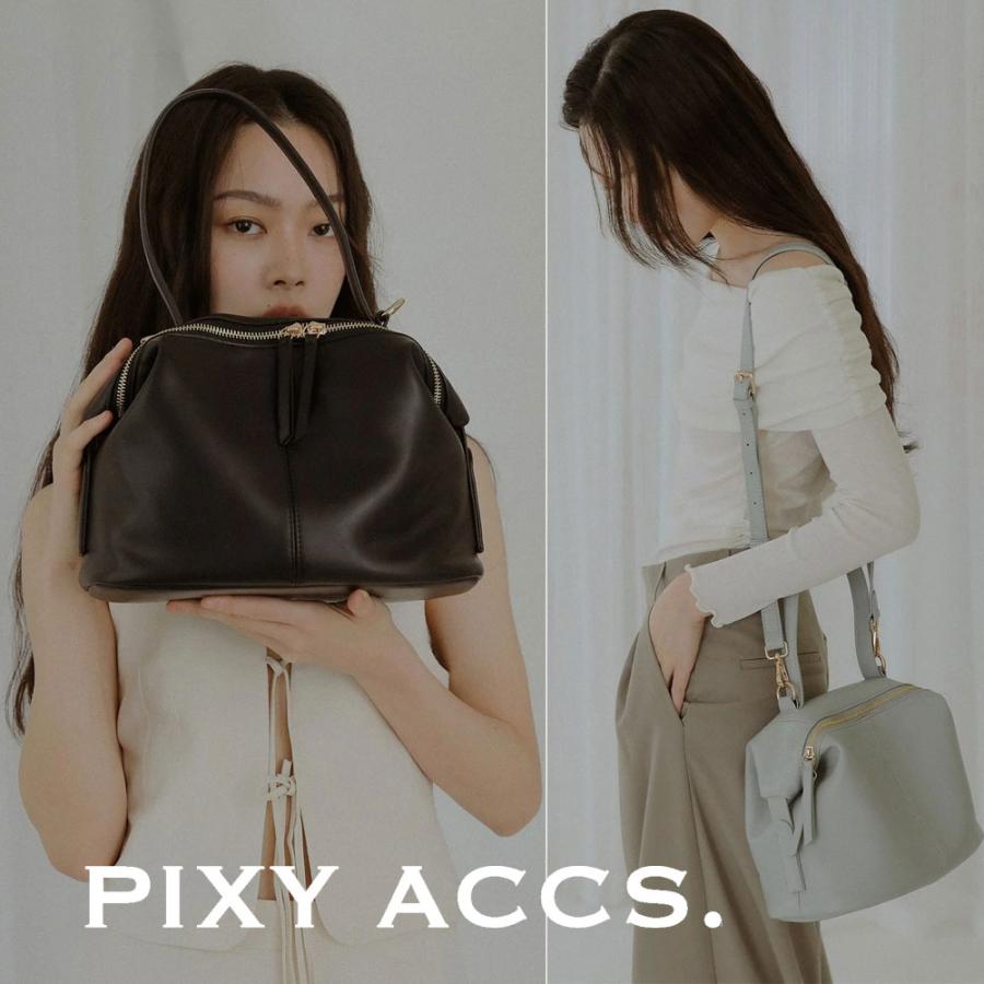 保証付 返品OK 日本正規代理店 2024 PIXY ACCS. ピクシーアックス PX240003 レディース ボストン ハンドバッグ ショルダーバッグ 2WAY 空氣概念肩背包｜angelina｜04