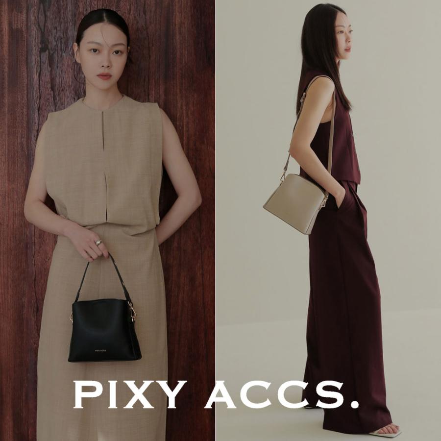 保証付 返品OK 日本正規代理店 2024 PIXY ACCS. ピクシーアックス PX240014 レディース リッチ ロゴ 2WAY ショルダーバッグ ハンドバッグ トート ビジネス クール エレガント 通勤通学 レザー 人気 20代 30代 40代 50代 台湾 叛逆浪漫小桶包 仕切り 大人シンプル 保証付 返品OK 日本正規代理店 PIXY ACCS. ピクシーアックス PX240014